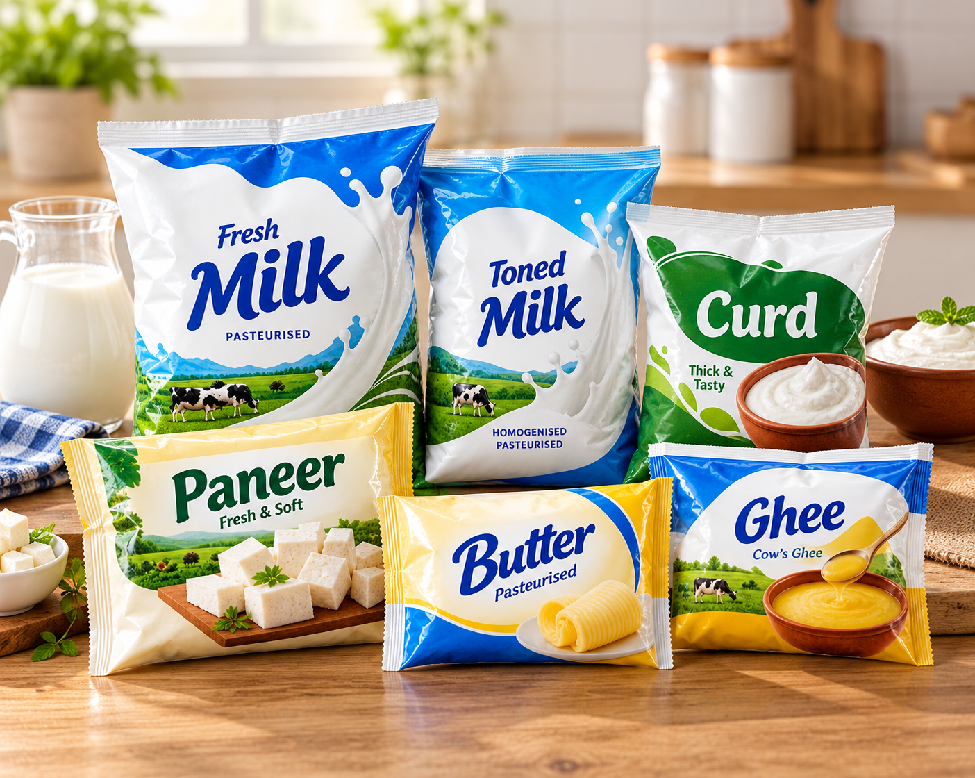 Dairy industry packaging